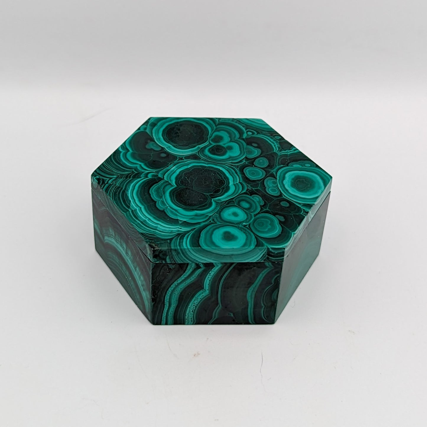 Malachite Polished Jewelry Box