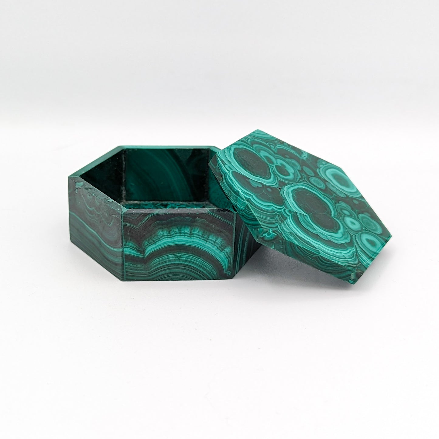 Malachite Polished Jewelry Box