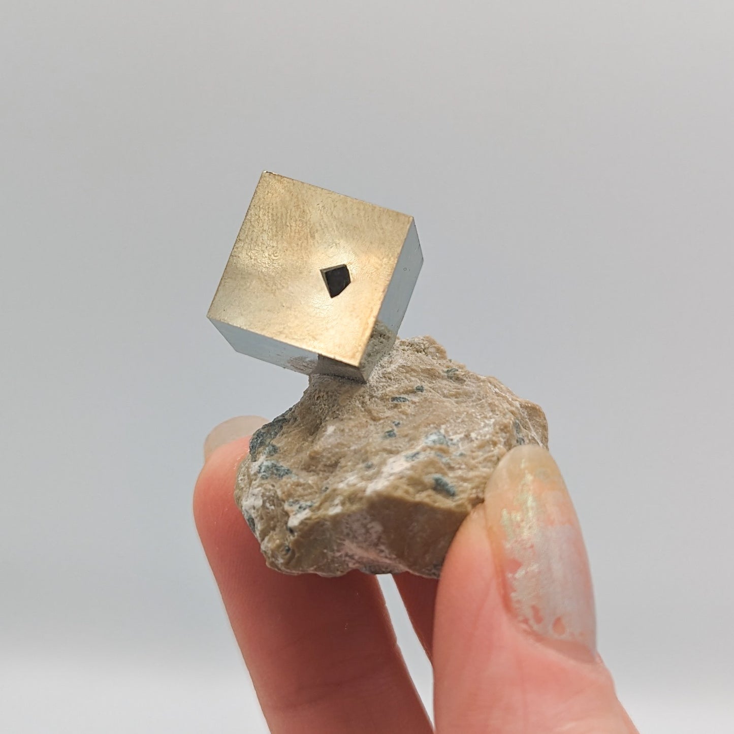 Double Pyrite Cube on Matrix #A