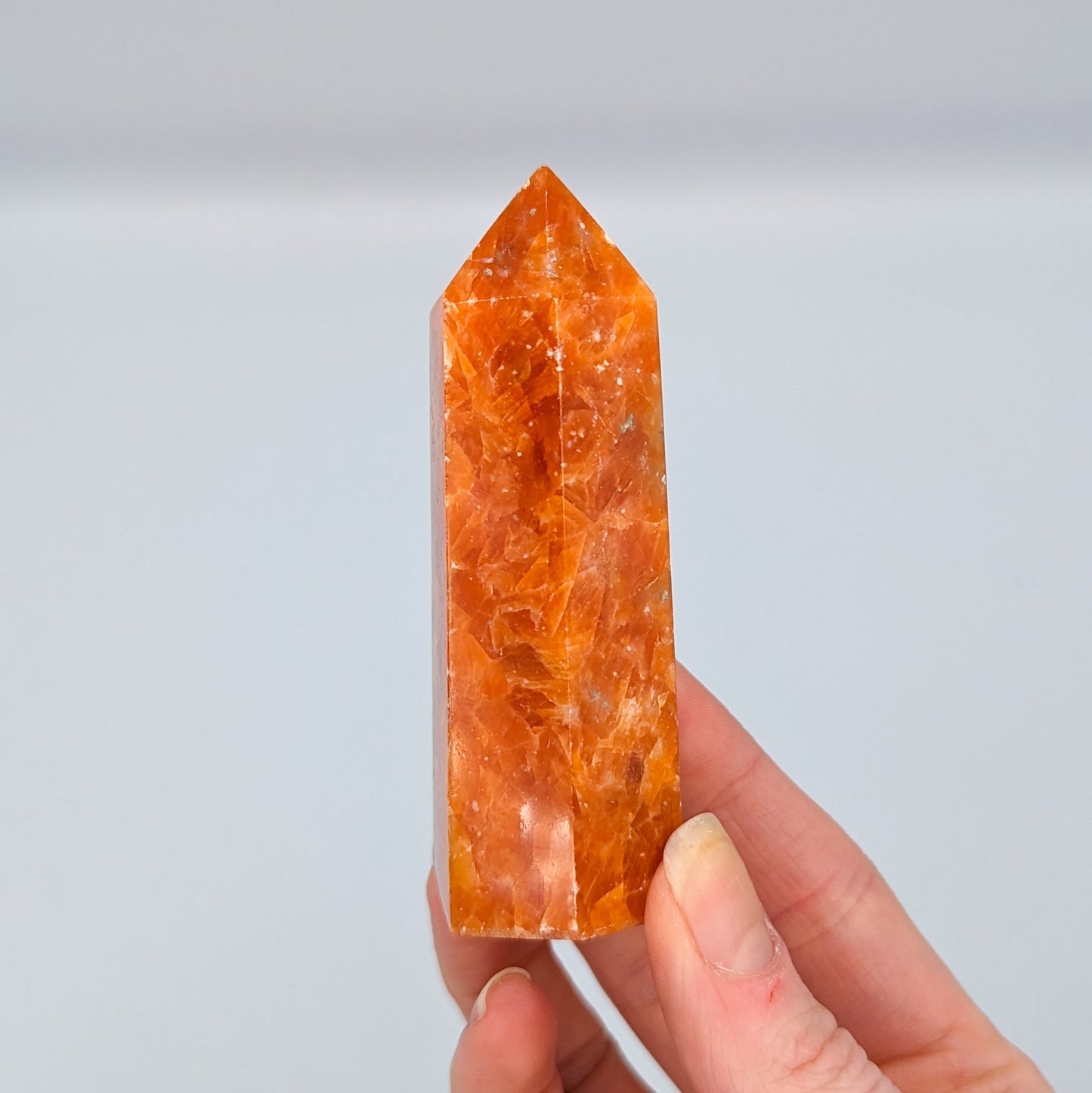 Orange Calcite Tower