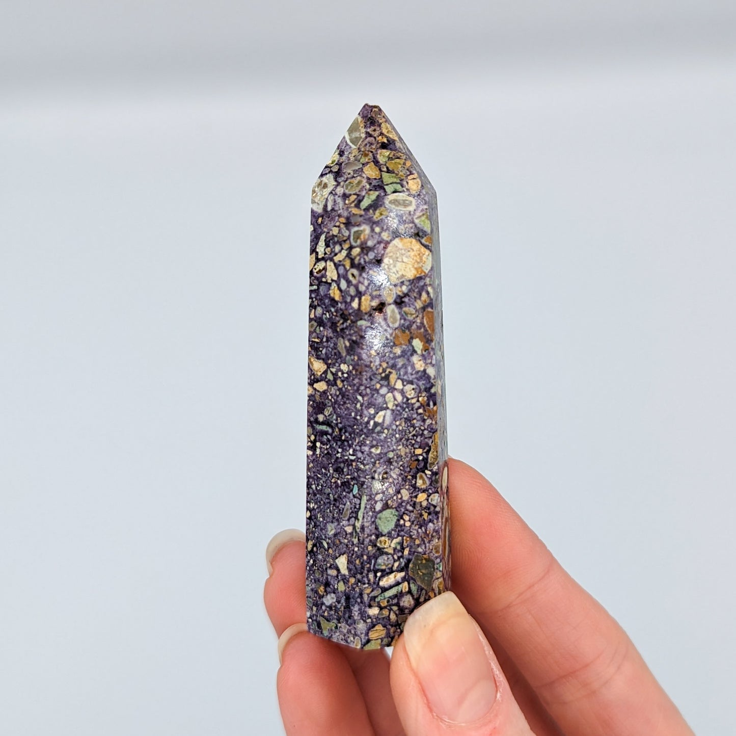 Purple Brecciated Jasper Towers