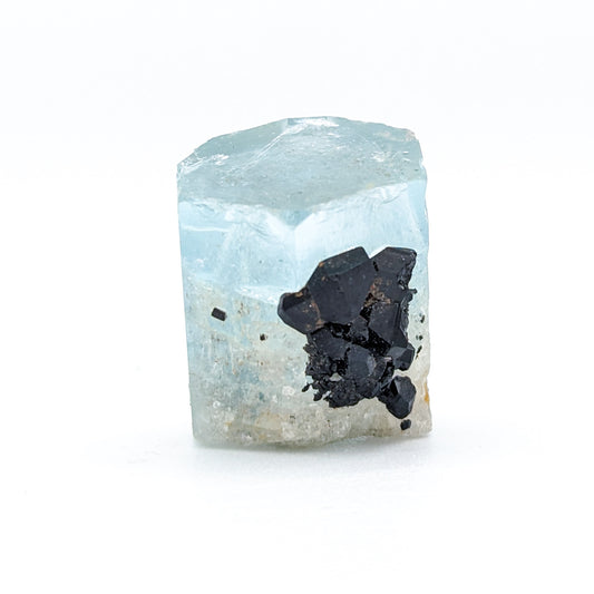 Aquamarine and Black Tourmaline Specimen