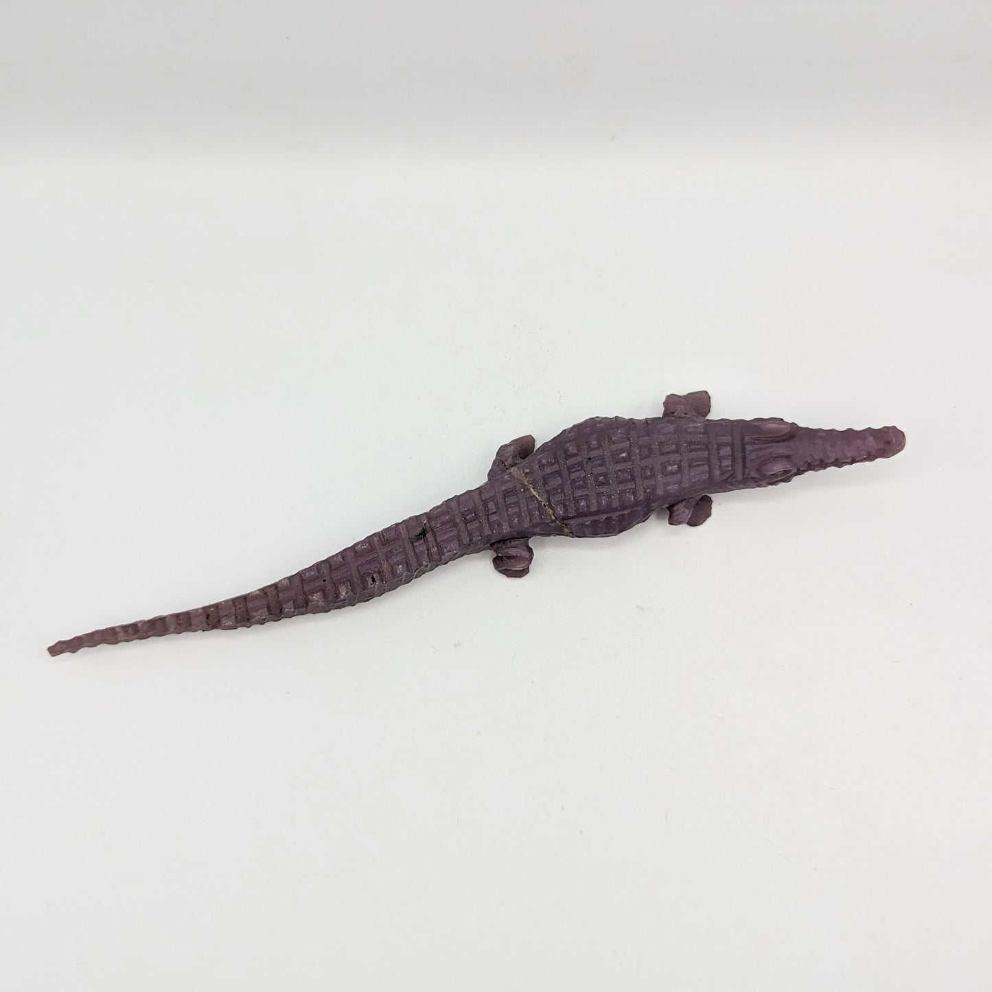 Lepidolite Crocodile Crystal Carving A