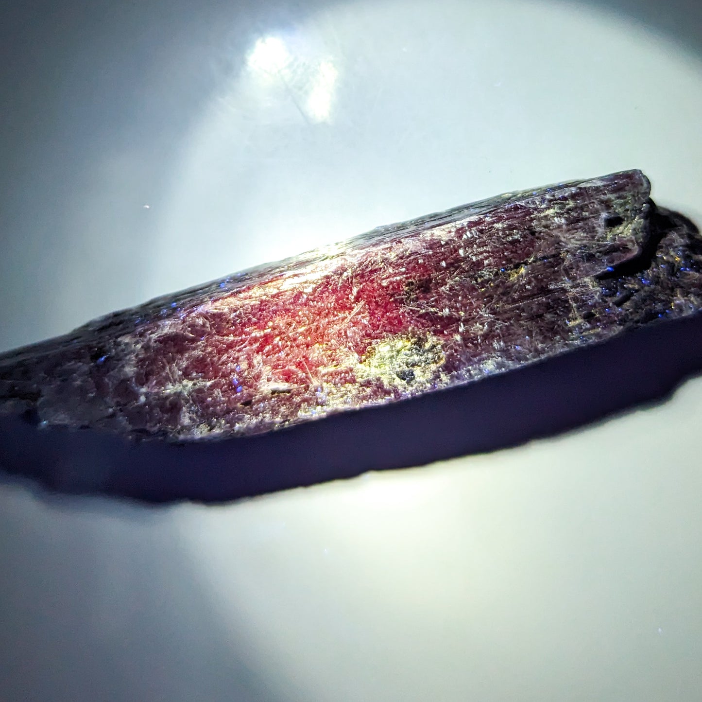 Indigo Kyanite with Black Mica #A