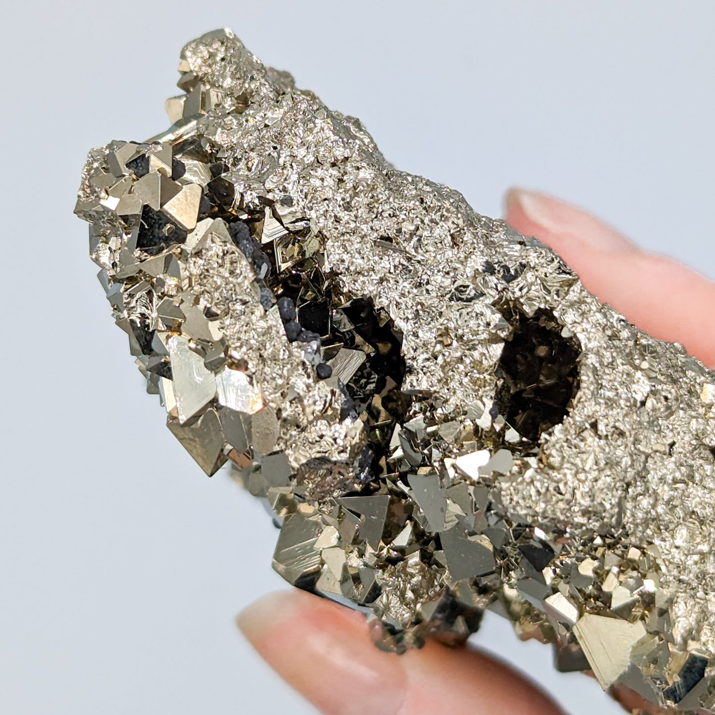 Pyrite Octahedral Cluster from Peru B