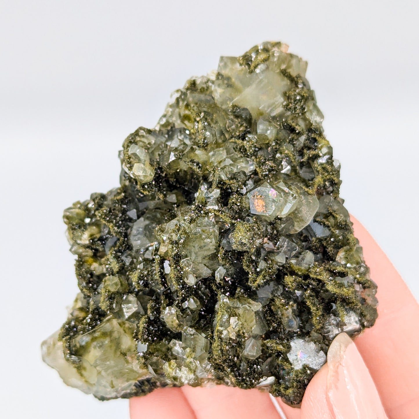 Forest Quartz with Epidote C