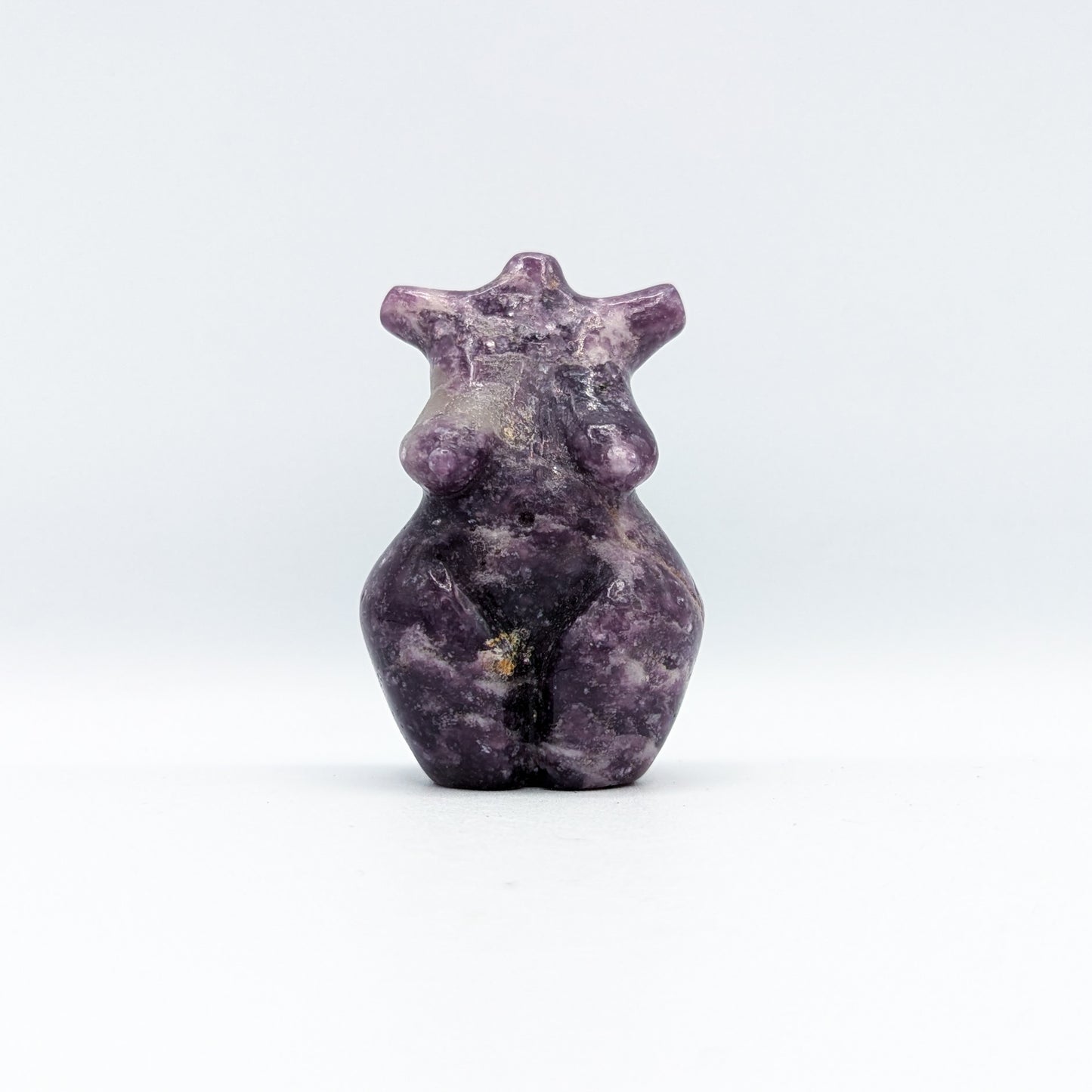 Lepidolite Goddess Carving C