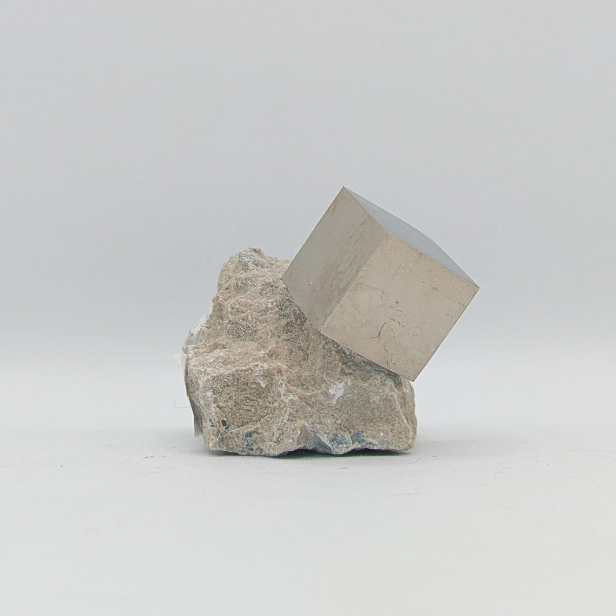 Pyrite Cube on Matrix B