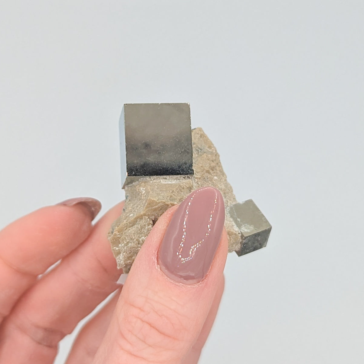 Pyrite Cube on Matrix E