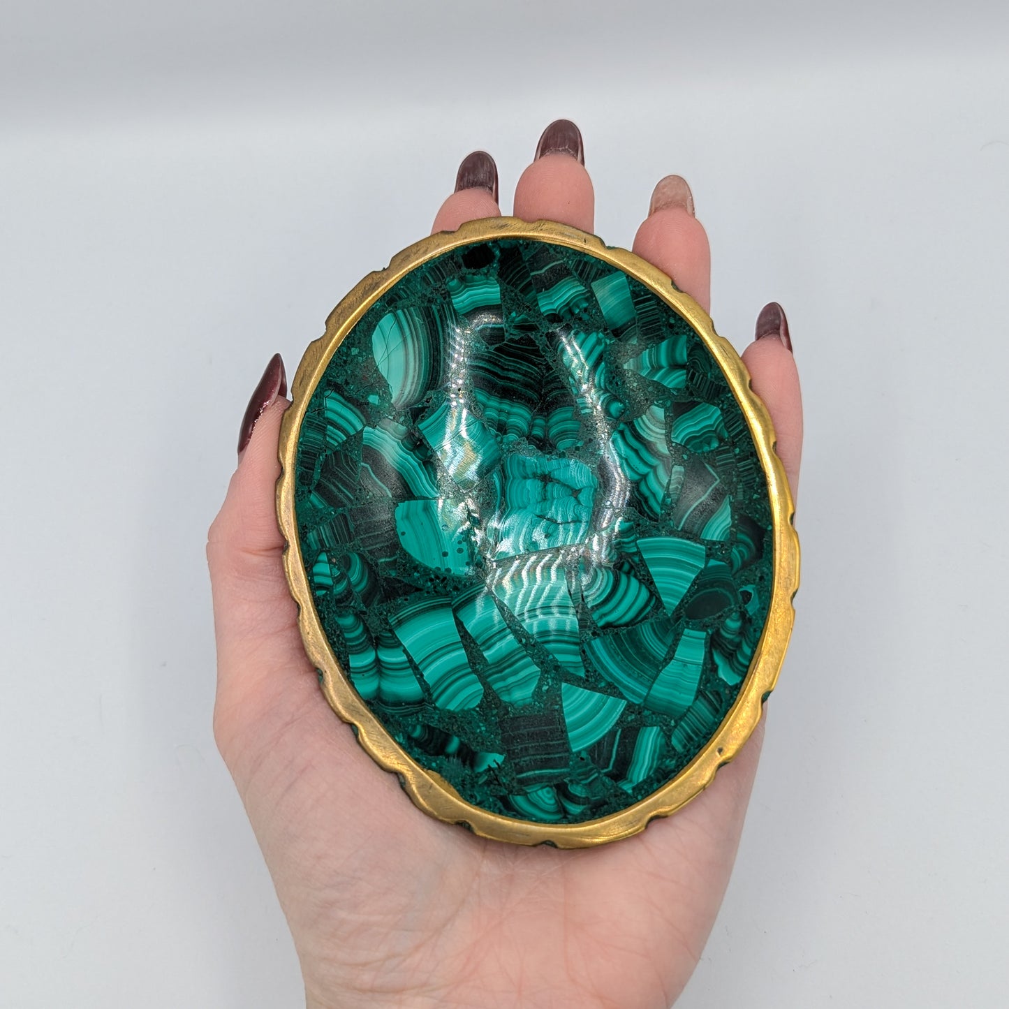 Malachite Polished Bowl A