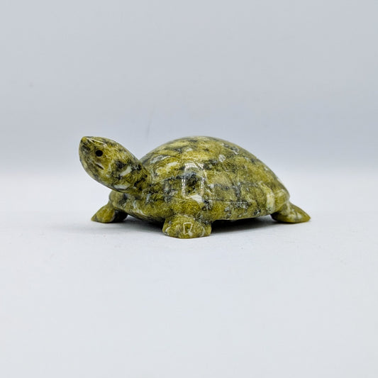 Serpentine Turtle Carving