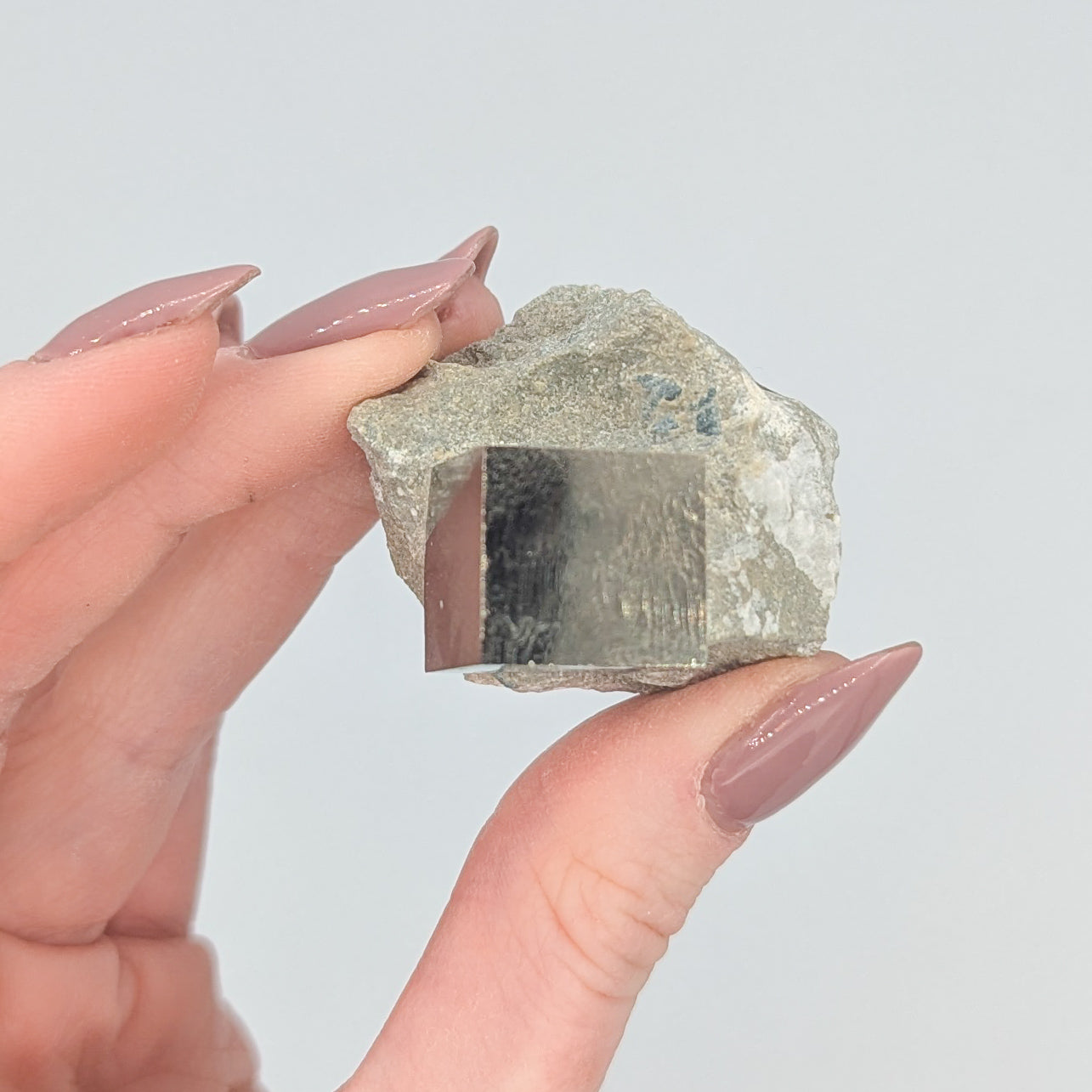 Pyrite Cube on Matrix D