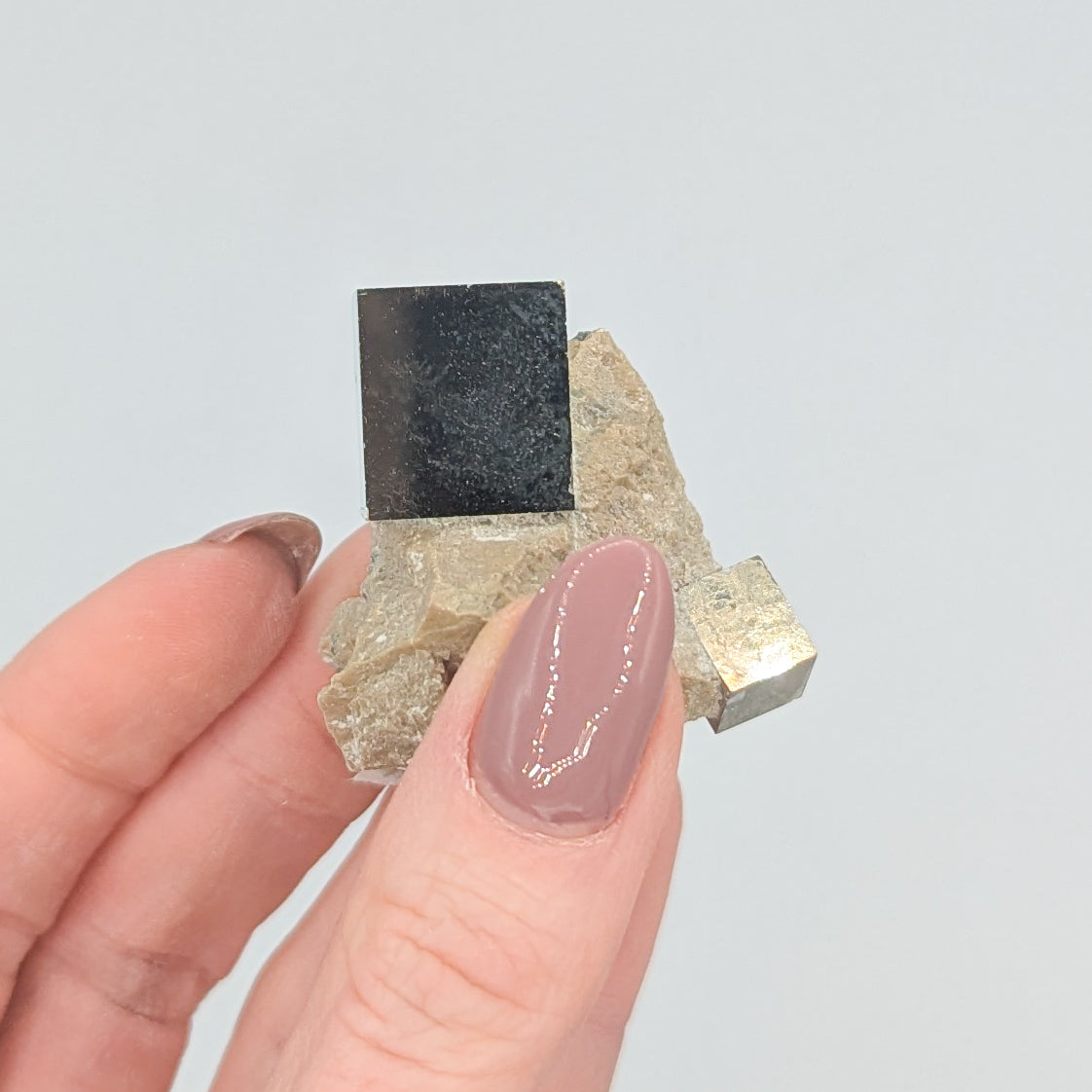 Pyrite Cube on Matrix E