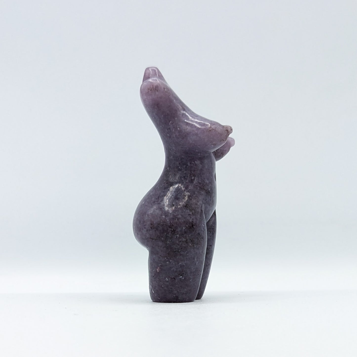 Lepidolite Goddess Carving D