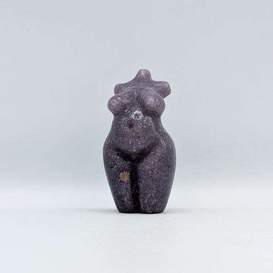 Lepidolite Goddess Carving K