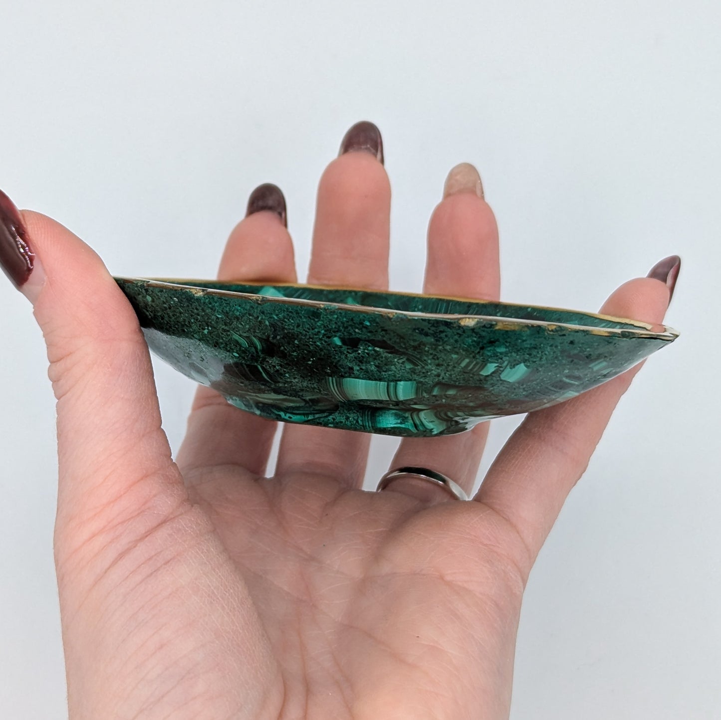 Malachite Polished Bowl A