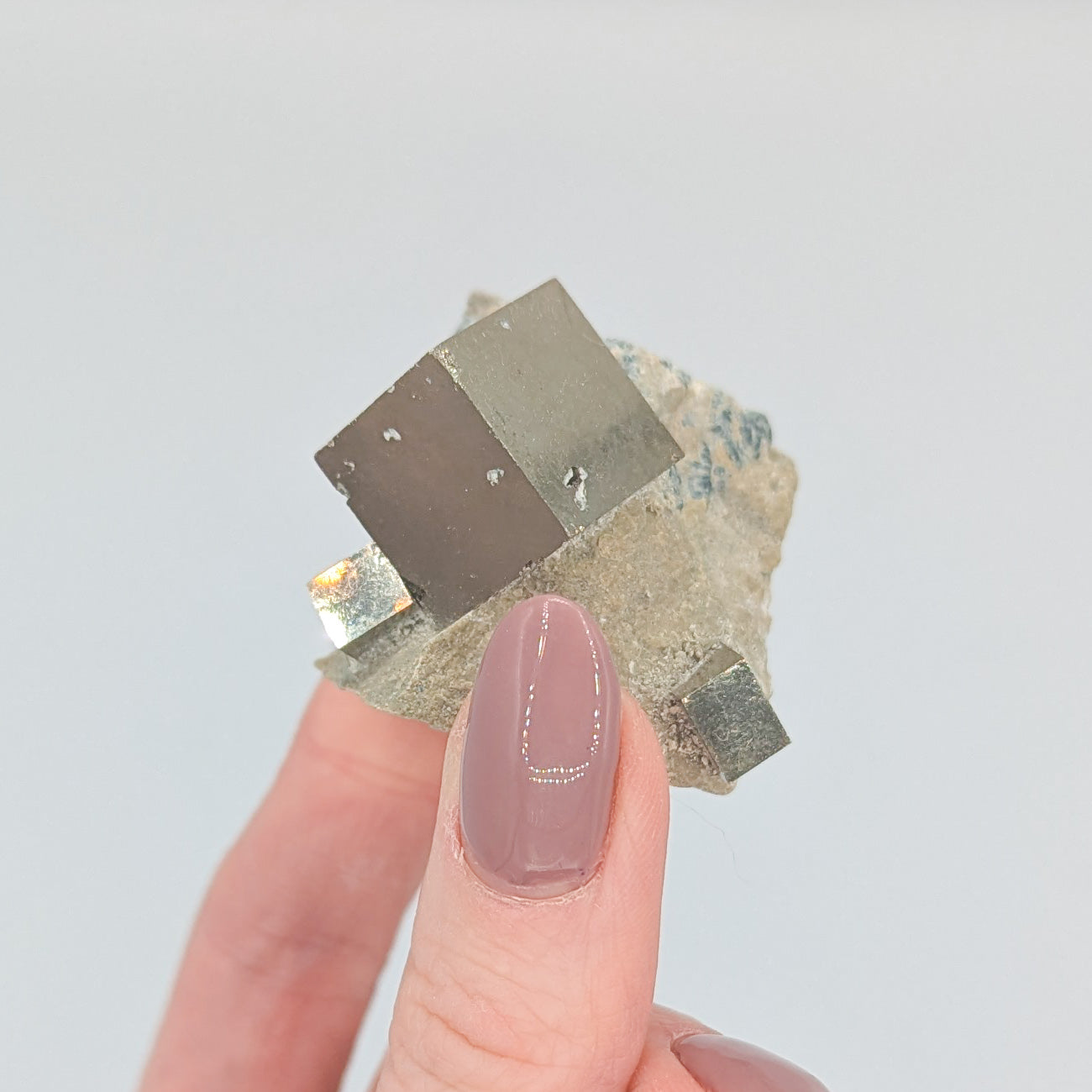 Pyrite Cube on Matrix C