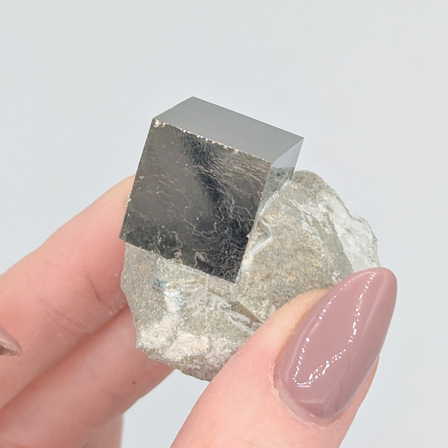 Pyrite Cube on Matrix D