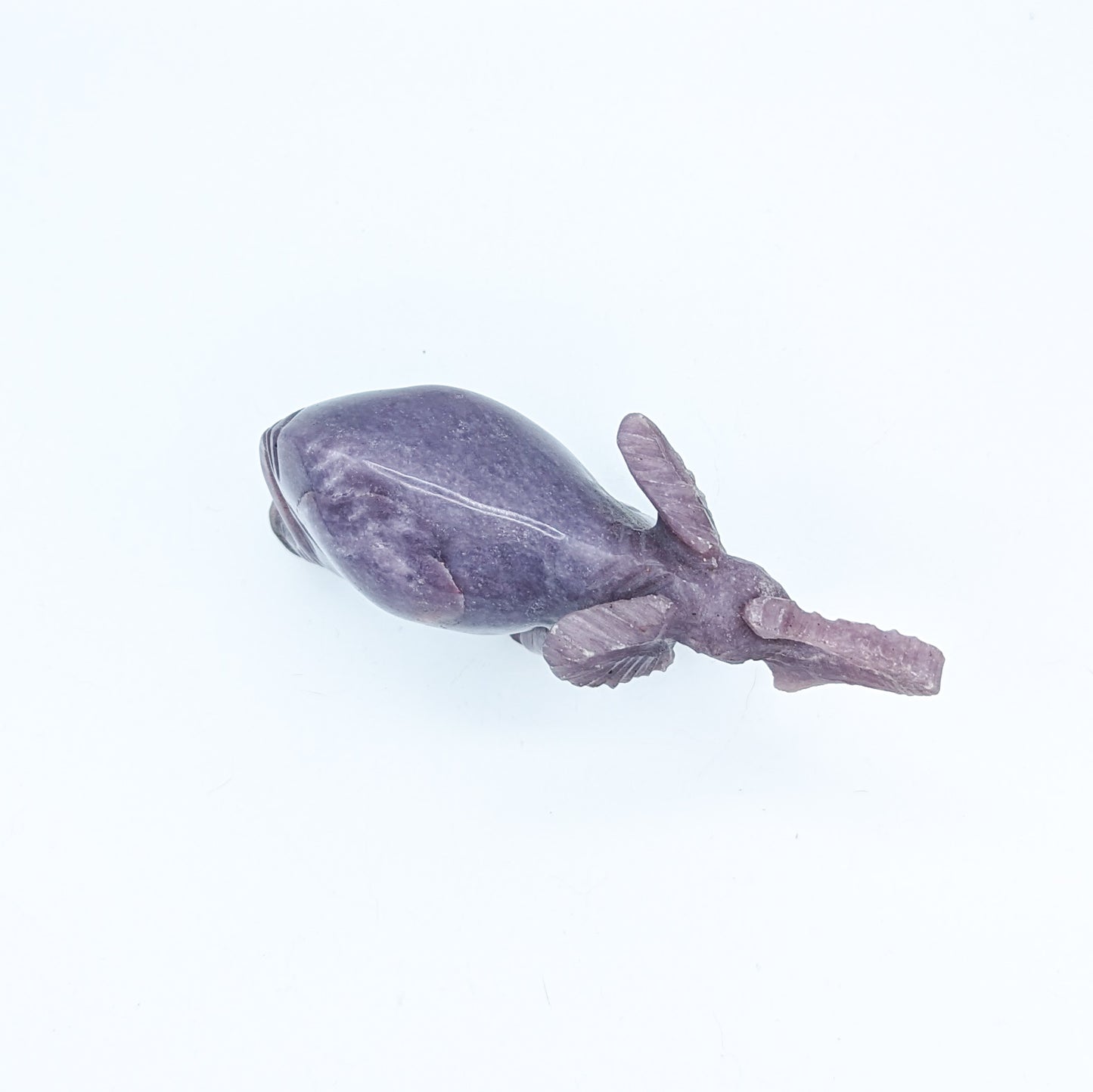 Lepidolite Elephant Carving A