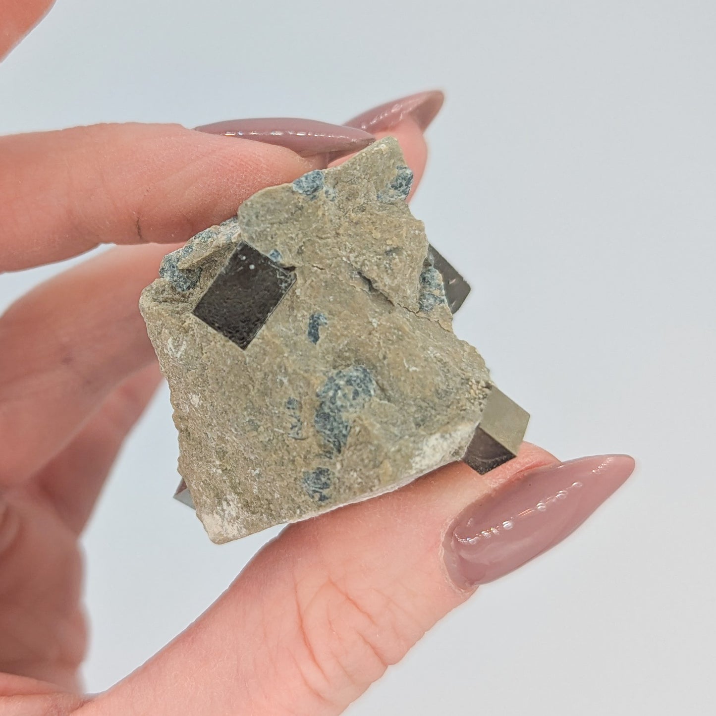 Pyrite Cube on Matrix C