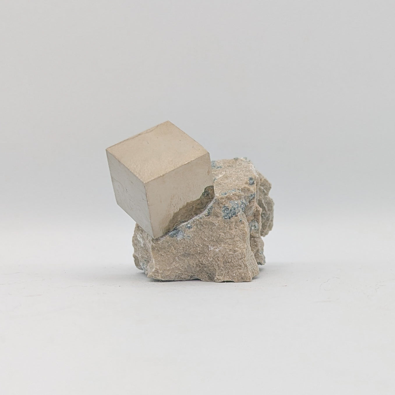 Pyrite Cube on Matrix B