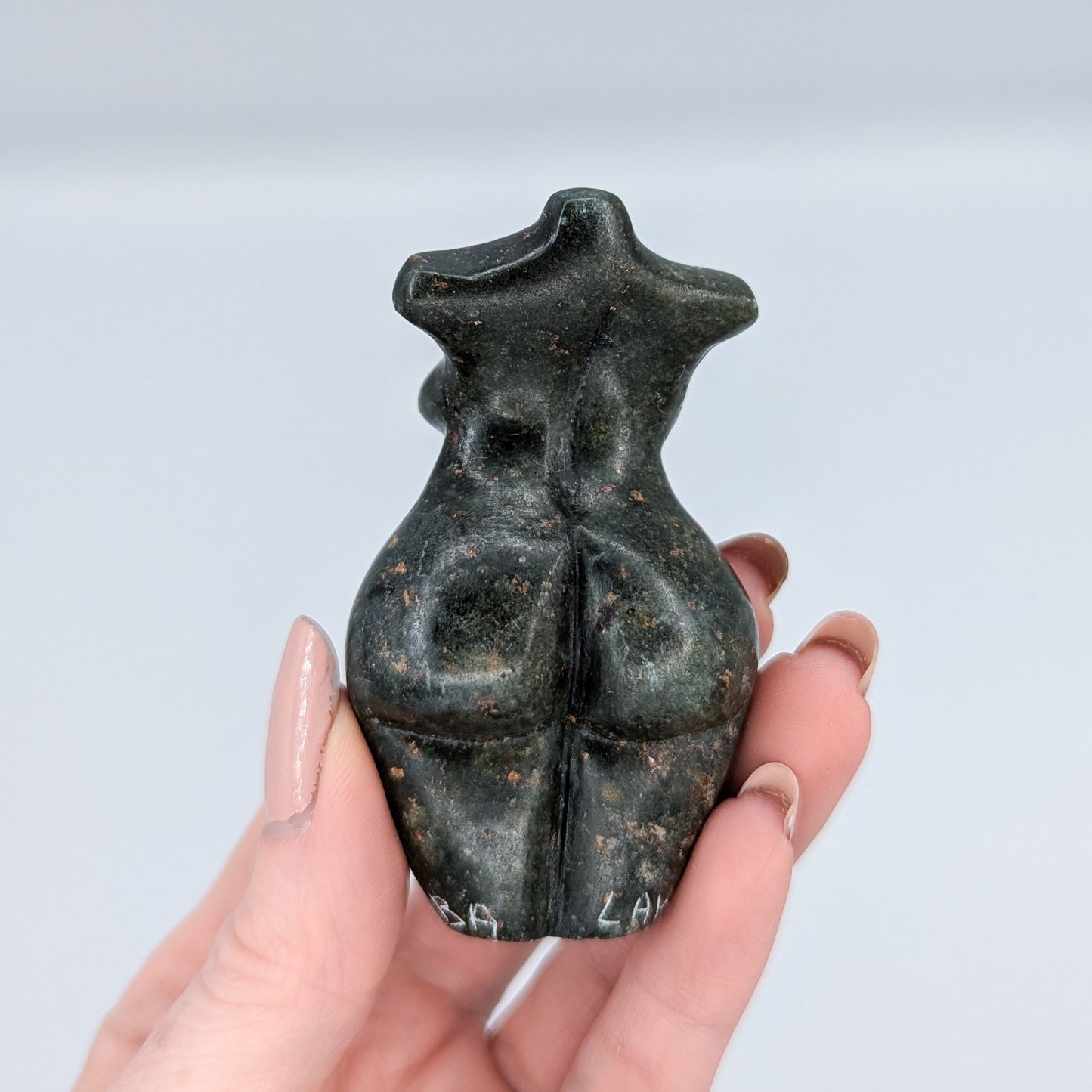 Serpentine Goddess Carving A