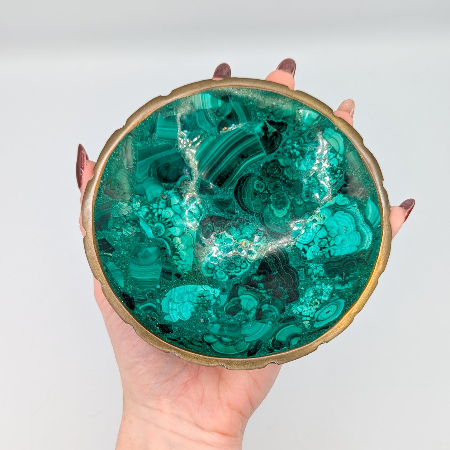 Malachite Polished Bowl B