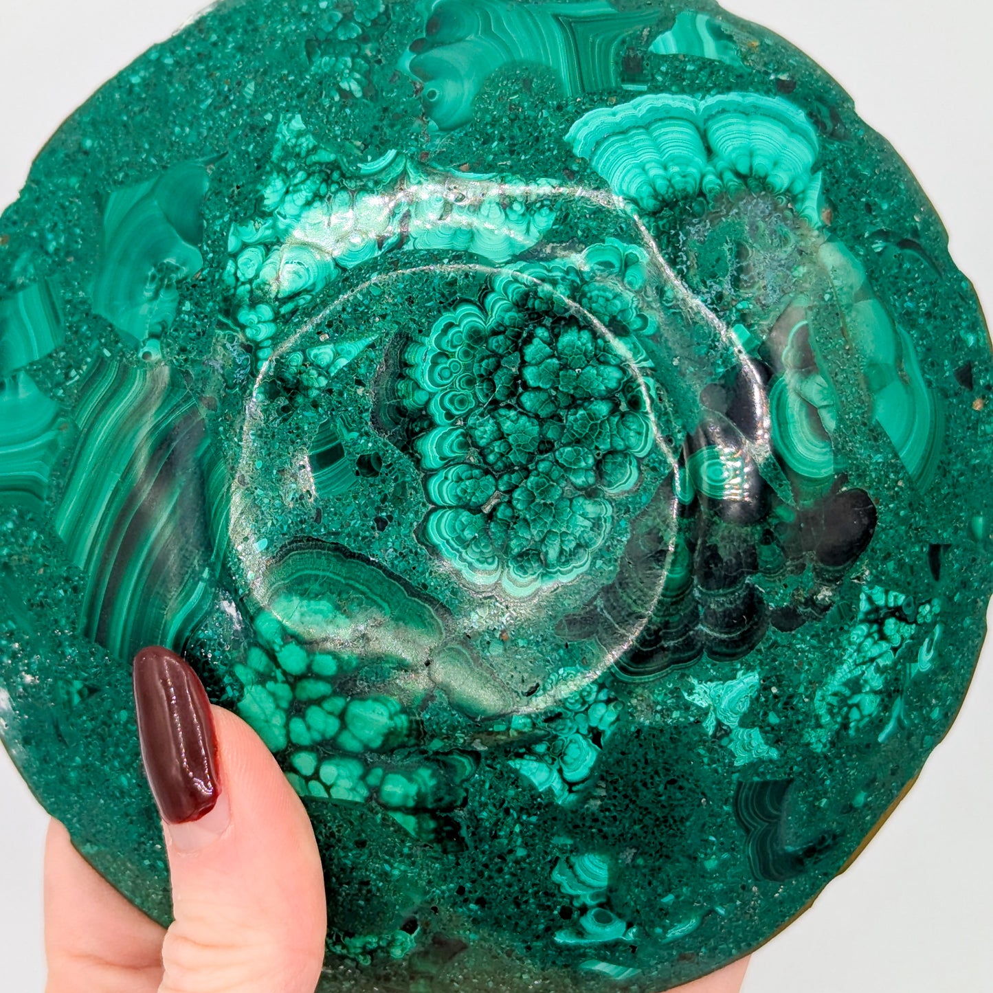 Malachite Polished Bowl B