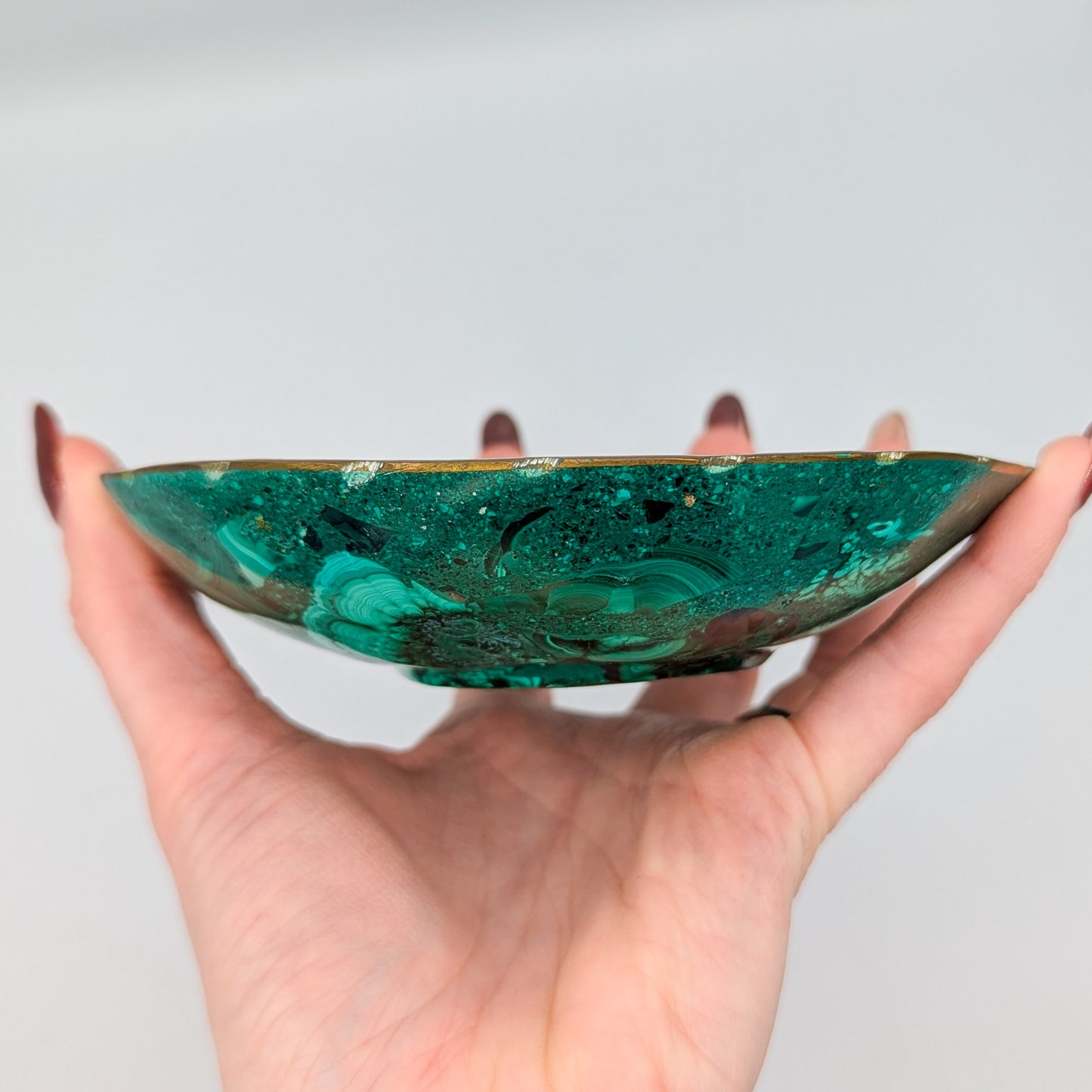 Malachite Polished Bowl B