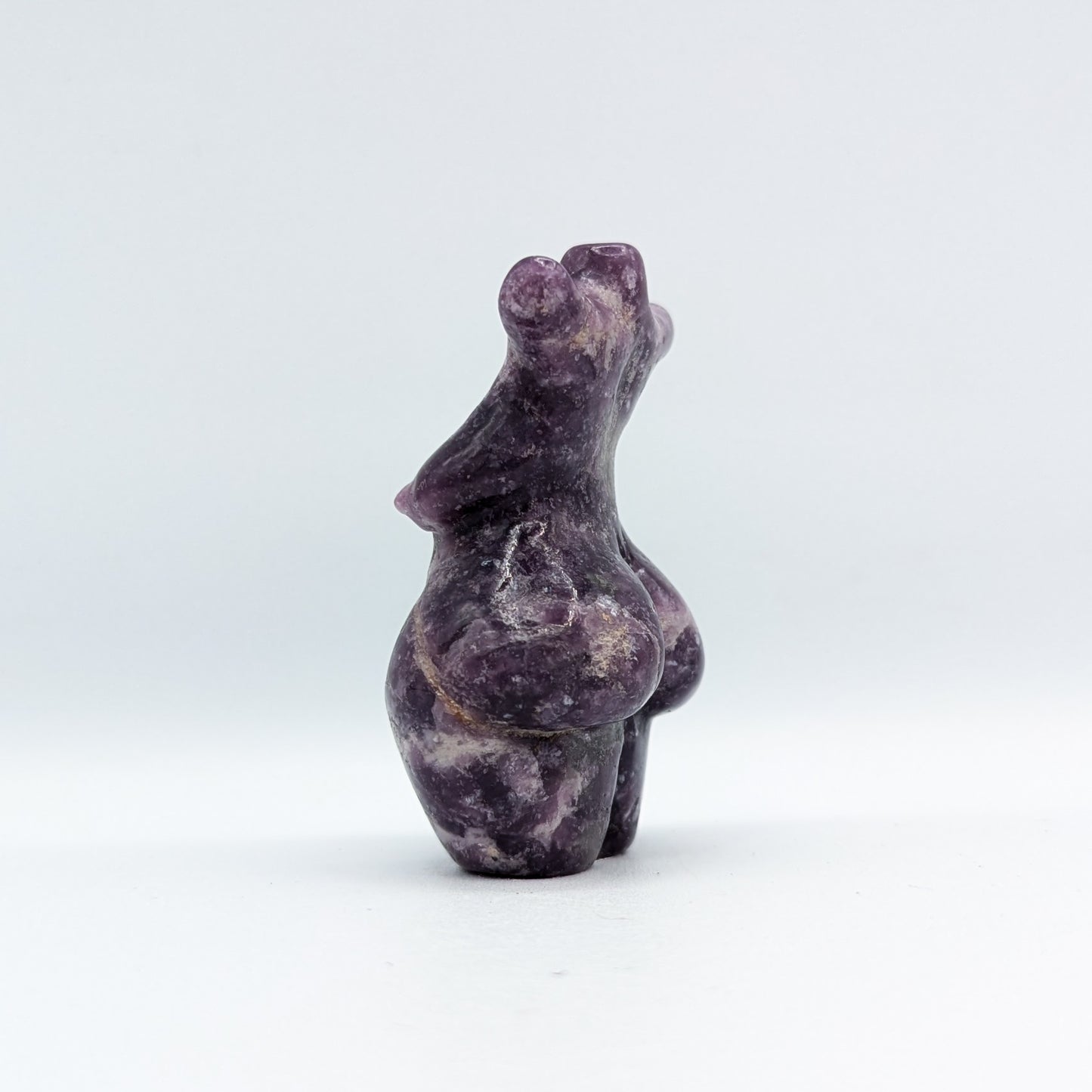 Lepidolite Goddess Carving C