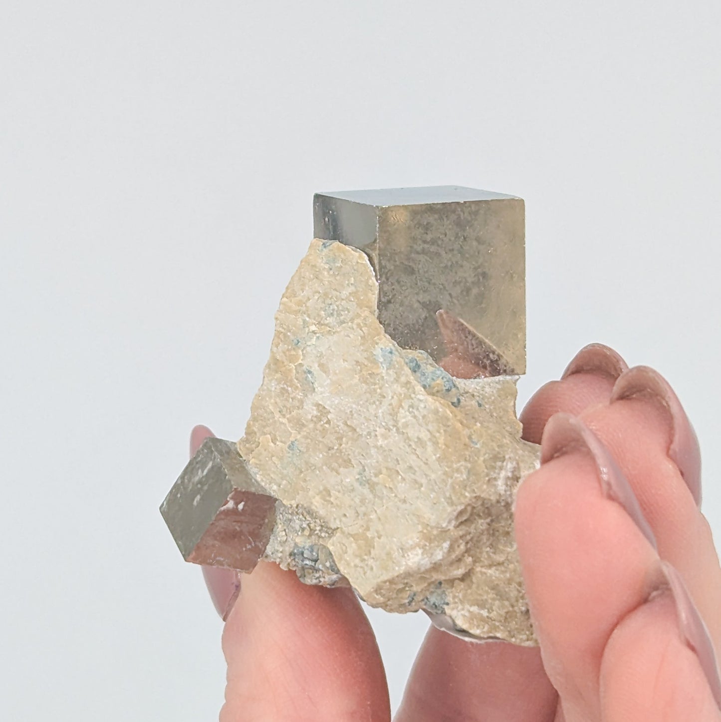 Pyrite Cube on Matrix E